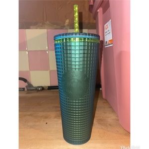 Starbucks Gridded Mountain Dew tumbler